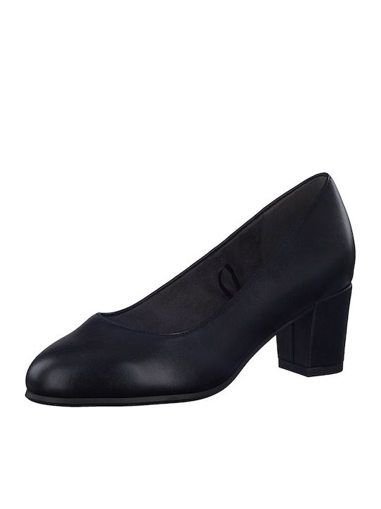 Anatomic Synthetic Leather Black Heels