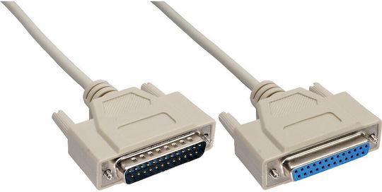 InLine Καλώδιο RS232 25-pin male σε RS232 25-pin female 30m (11430M)