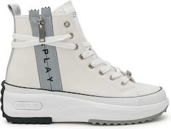 Replay Aqua Zip2 Γυναικεία Sneakers Λευκά