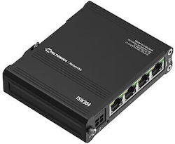 Teltonika TSW304 Unmanaged L2 Switch με 4 Θύρες Gigabit (1Gbps) Ethernet
