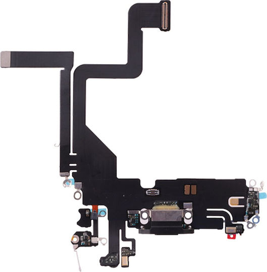 Flex Cable with Charging port in Black colour for iPhone 14 Pro