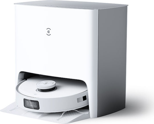 Ecovacs Deebot T10 Turbo Σκούπα Ρομπότ με Χαρτογράφηση Laser & Απορρόφηση 3000Pa White