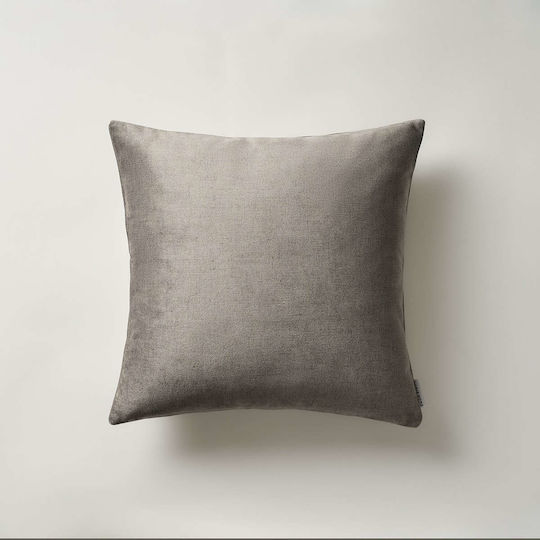 Gofis Home Μαξιλαροθήκη Keziah 715/46 Green Grey 43x43εκ.