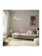 Gofis Home Luna Sesselüberwurf 2 Seiten Samtig 180x180cm Grau Mauve