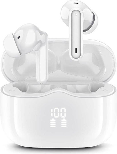 Χinwld A97 Pro In-Ear Bluetooth-Freisprecheinrichtung Kopfhörer mit Ladeetui Weiß