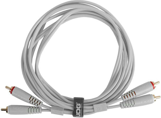 UDG Cable 2x RCA male - 2x RCA male 3m U97003WH