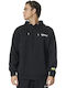 Herren Sweatshirt mit Kapuze Schwarz