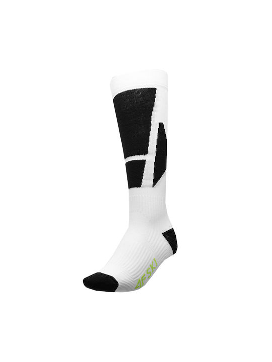4F Ski- & Snowboardsocken Weiß 1 Paar