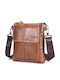 Leather Men's Bag Shoulder / Crossbody Brown