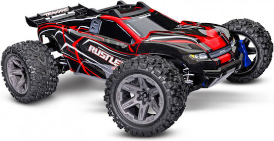 Traxxas Rustler Τηλεκατευθυνόμενο Αυτοκίνητο 4WD Κόκκινο