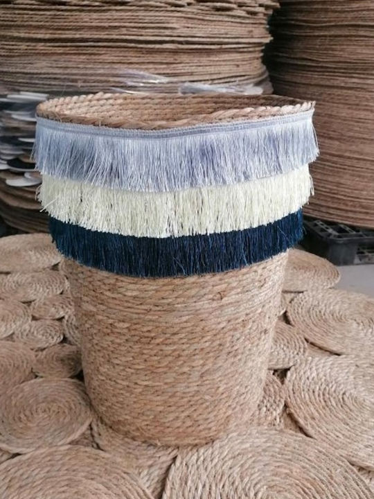 Natural Home Decorative Basket Wicker Brown 40x30cm