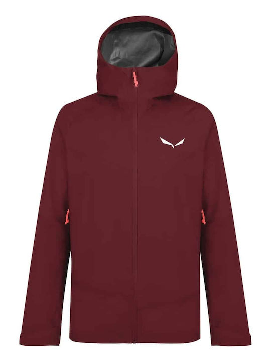 Salewa Puez Hardshell Γυναικείο Μπουφάν Κόκκινο