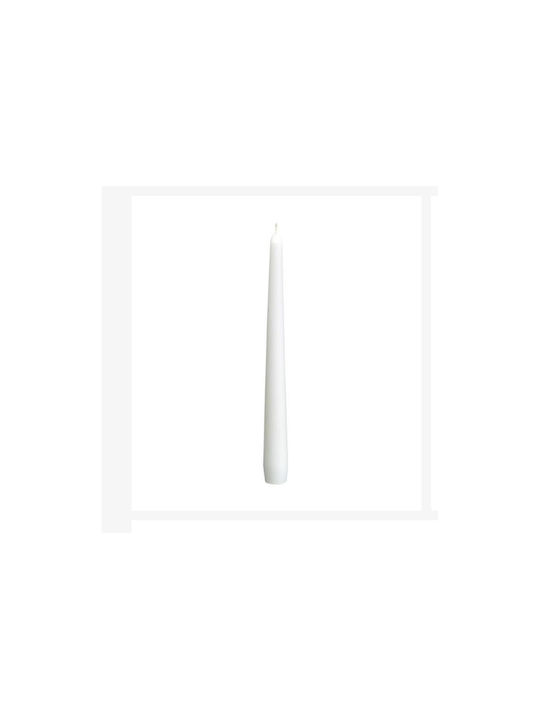 Atmosphera Scented Candle Taper White 1pcs