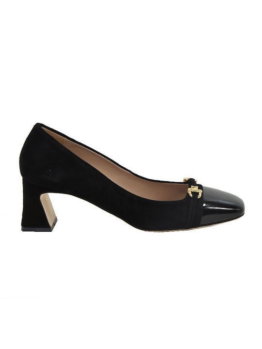 Fardoulis Leather Black Heels