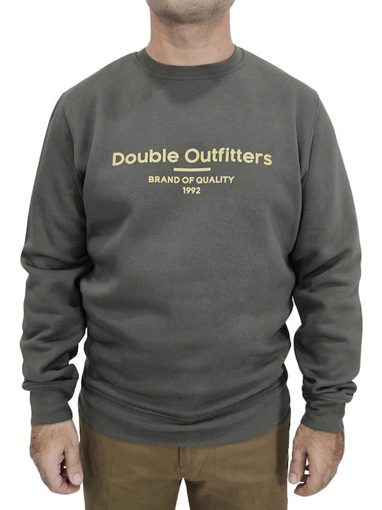 Double Herren Sweatshirt Khaki