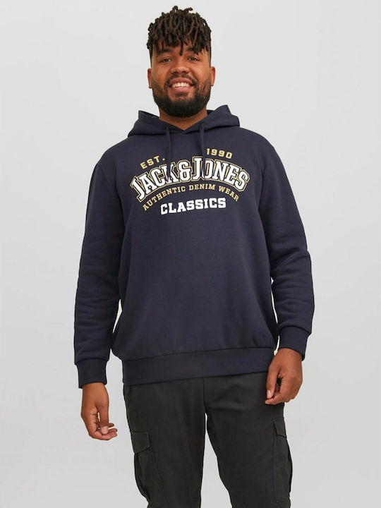 Jack & Jones Herren Sweatshirt mit Kapuze Blau