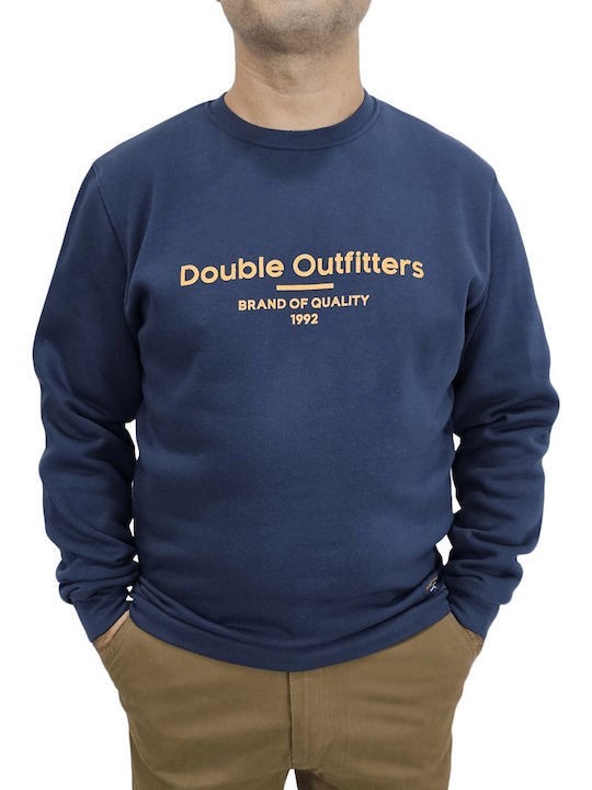 Double Men's Sweatshirt Blue