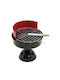 Metallic Cigarette Ashtray Black