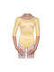 Dance & Football Kids Dance Bodysuit Yellow