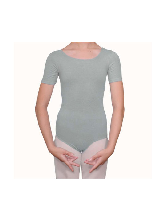 Dance & Football Kids Dance Bodysuit Gray