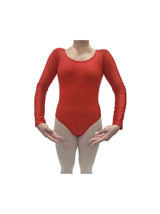 Dance & Football Bodysuit Red for Ballet