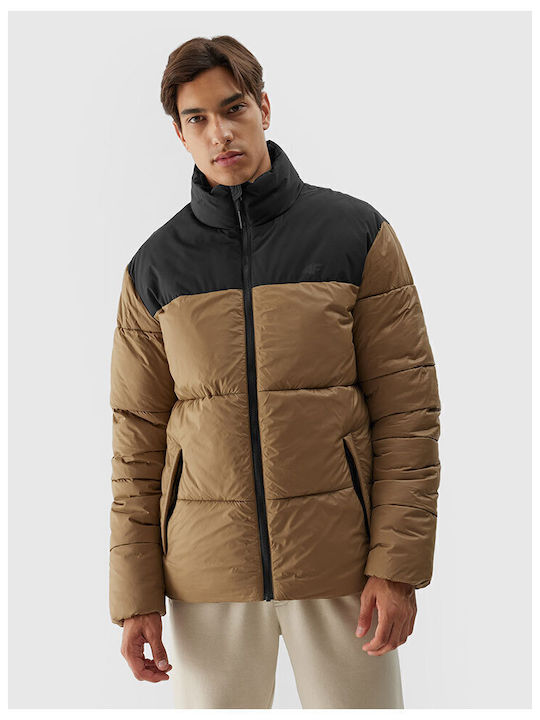 4F Winter Jacke Braun