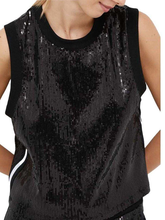 DKNY Bluza de Damă Fără mâneci Neagră