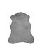 Beauty Home Art 9643 Non-Slip Rectangular Grey Rug 80x120cm
