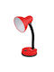 Esperanza Vega Office Lamp with Flexible Arm for Socket E27 in Red Color