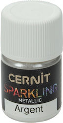 Cernit Sparkling Craft Pigment Silver 5gr