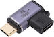 Powertech Konverter USB-C männlich zu USB-C weiblich Gray 1Stück PTH-107