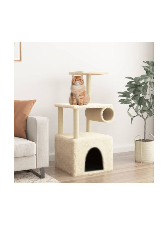 vidaXL Scrumieră Cat Trees Beige