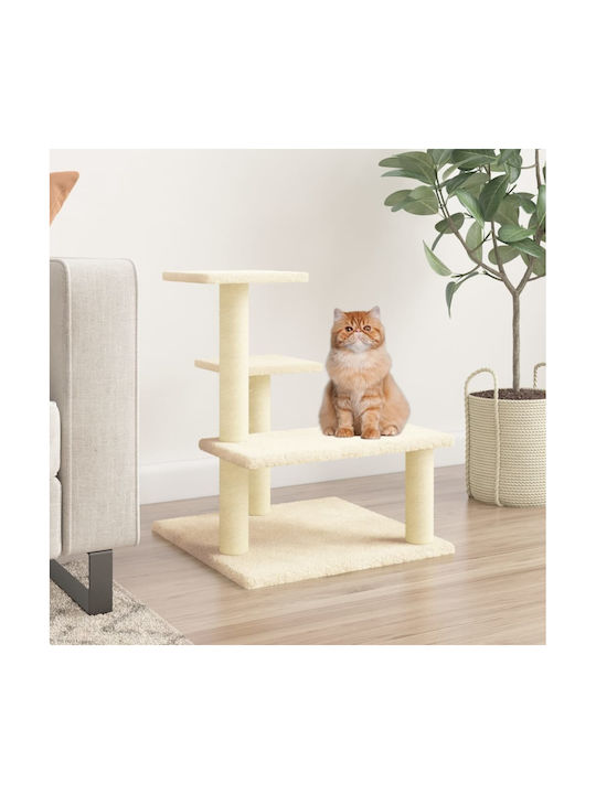 vidaXL Cat Scratching Post Cat Trees Beige