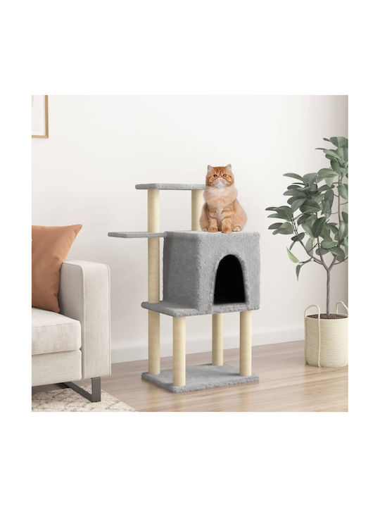 vidaXL Scrumieră Cat Trees Gray