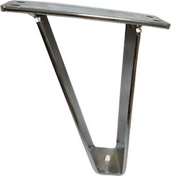 JGS S.A. Metallic Leg for Couch 15cm Nickel