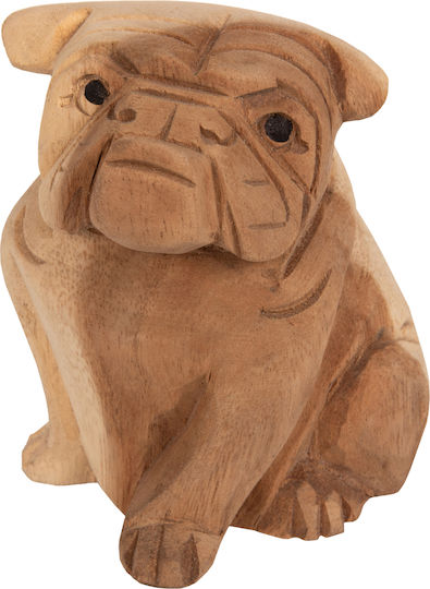 HomeMarkt Decorative Figure made of Wood Dozer 1pcs