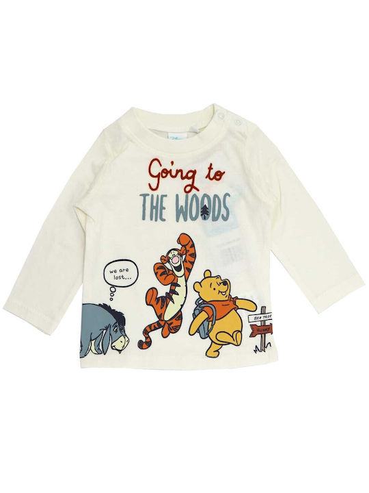 Disney Kids Blouse Long Sleeve Ecru