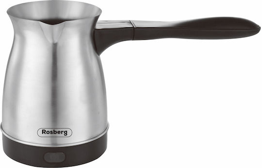Rosberg Ηλεκτρικό Μπρίκι 600W με Χωρητικότητα 300ml Γκρι