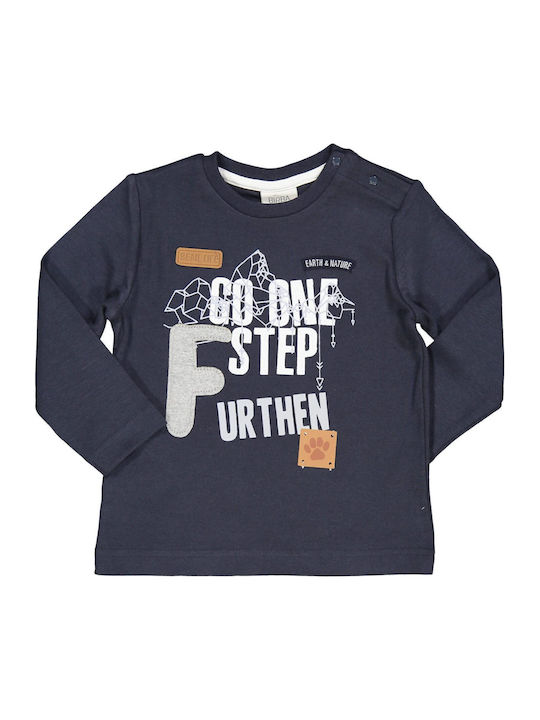 Kids' Shirt Long Sleeve Navy Blue