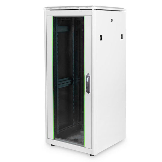 Digitus Unique Επιδαπέδια Καμπίνα Rack 26U 60x60cm Γκρι DN-19 26U-6/6-1
