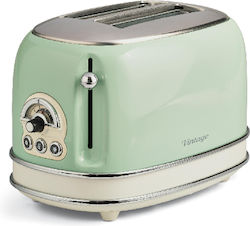 Ariete Vintage 0155/04 Toaster 2 Slots 810W Green