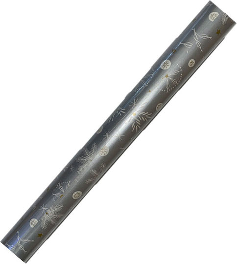 Describo Christmas Wrapping Paper for Gift Gray