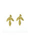 Antwnakakis Earrings made of Silver Gold Plated