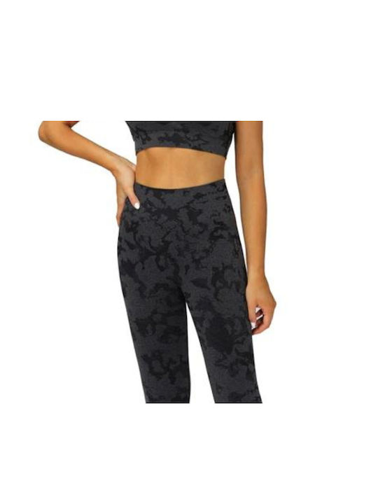 La Lolita Amsterdam Women's Long Training Legging High Waisted Gray