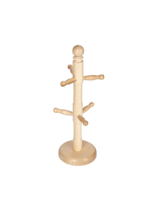 Kitchen Craft Becherständer Hölzernes 11,5x32,5cm Beige