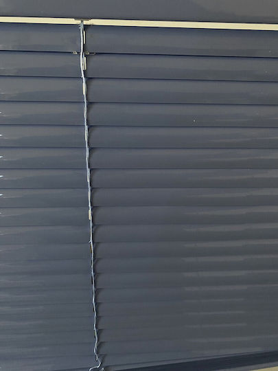 Jalousie Shade Blind Aluminum in Light Blue Color L60xH175cm
