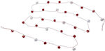 Iliadis Christmas Garland Red 1pc