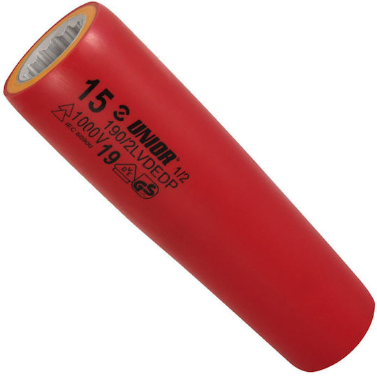 Unior Nuss Sechskant Spritzfilter Wasserhahn mit Vierkant-Antrieb 1/2" Durchmesser 1/2" 1Stück