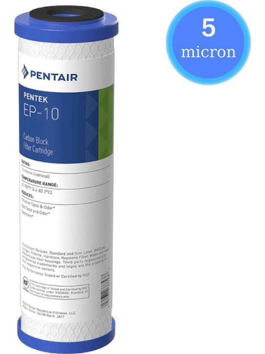 Pentair Countertop and Under Sink Water Filter Replacement made of Activated Carbon 10" Ep-10 5 μm