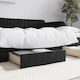 vidaXL Bed Drawer made of Wood in Black Color 6...